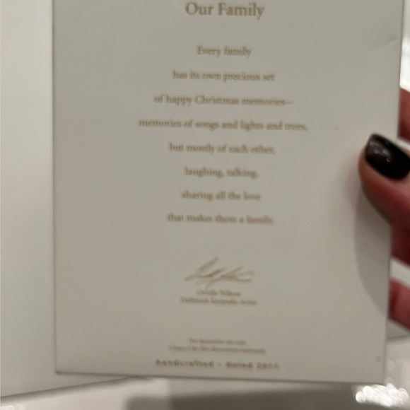 HALLMARK Keepsake Ornament 2011 Our Family Photo Holder Tree On Red Car Lot Of 2 - Picture 4 of 14